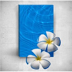Flowers In Water 3D fali kép, 40 x 60 cm - Mosticx