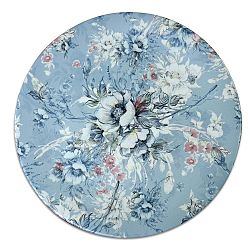 Flowers kék kerámia tányér, ⌀ 26 cm