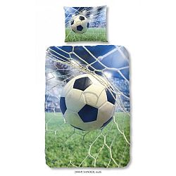 Football Game gyermek ágyneműhuzat garnitúra tiszta pamutból, 140 x 200 cm - Good Morning