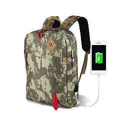 FREEDOM Smart Bag Camouflage hátizsák USB csatlakozóval - My Valice