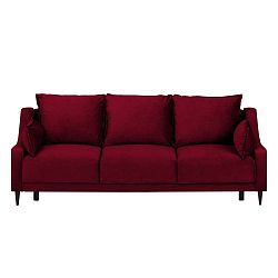 Freesia piros háromszemélyes kinyitható kanapé - Mazzini Sofas