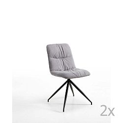 Galena szürke szék, 2 darab - Design Twist
