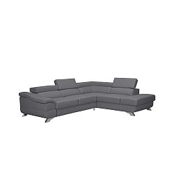 Gamma szürke kihúzható kanapé tárolóval - Windsor & Co Sofas