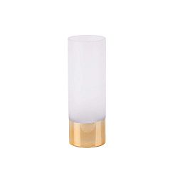 Glamour fehér-arany váza, 25 cm magas - PT LIVING