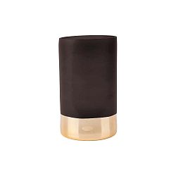 Glamour fekete-arany váza, 20 cm magas - PT LIVING