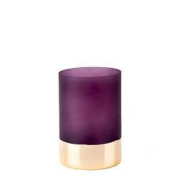 Glamour lila-arany váza, 15 cm magas - PT LIVING