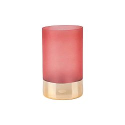 Glamour matt, rózsaszín-arany váza, 20 cm magas - PT LIVING