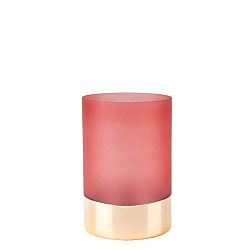 Glamour rózsaszín-arany váza, 15 cm magas - PT LIVING