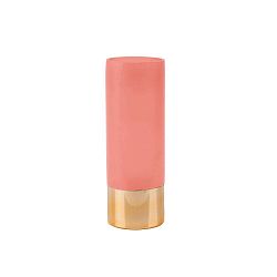 Glamour rózsaszín-arany váza, magasság 25 cm - PT LIVING