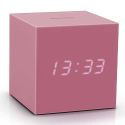 Gravitry Cube rózsaszín ébresztőóra LED kijelzővel - Gingko