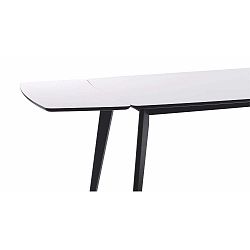 Griffin fekete-fehér kiegészítő asztallap étkezőasztalhoz, 90 x 45 cm - Folke