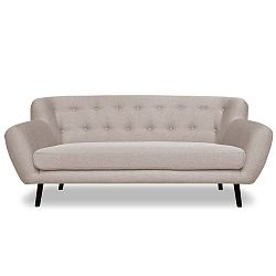 Hampstead platina fehér háromszemélyes kanapé - Cosmopolitan design