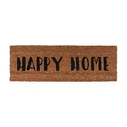 Happy Home lábtörlő fekete felirattal, 26 x 75 cm - PT LIVING