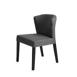 Harvard sötétszürke szék, fekete lábakkal  - Custom Form