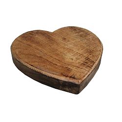 Heart fa edényalátét - Antic Line