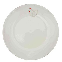 Hen kerámia tányér, Ø 24 cm - Antic Line