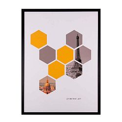 Hexagons kép, 60 x 80 cm - sømcasa