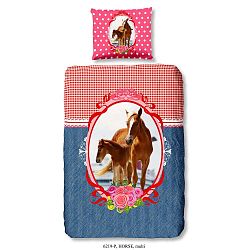 Horse Dollie gyermek ágyneműhuzat garnitúra tiszta pamutból, 140 x 200 cm - Muller Textiels