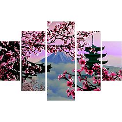 Japan View többrészes kép, 92 x 56 cm