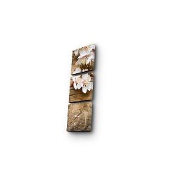 Jarní Květy dekoratív falióra, 90 x 28 cm