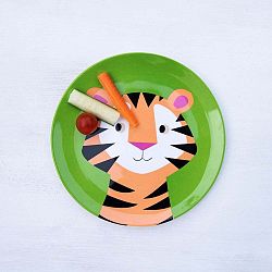 Jim The Tiger lapos tányér - Rex London