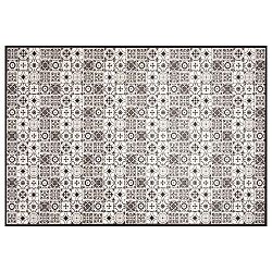 Kaja fekete-fehér vinil szőnyeg, 65 x 100 cm - Zala Living
