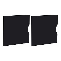 Kiera fekete ajtókészlet polchoz, 2 részes, 33 x 33 cm - Støraa