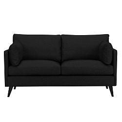 Klass fekete kétszemélyes kanapé - HARPER MAISON