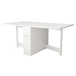 Kungla fehér többfunkciós asztal, összecsukható - Woodman