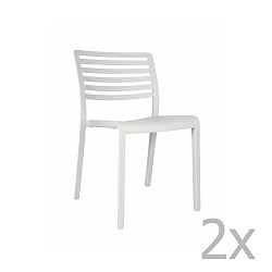 Lama fehér kerti szék, 2 darab - Resol