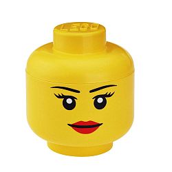 Lány minifigura fej tároló, Ø 16,3 cm - LEGO®