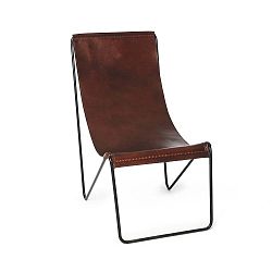Leather barna valódi bőr szék - Simla