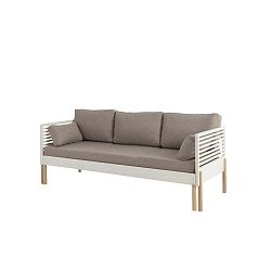 Lennu fehér kinyitható kanapé tömör nyírfából, 80 x 200 cm - Kiteen