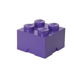 Lila négyszögletes tároló doboz - LEGO®