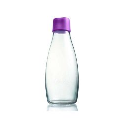 Lila üvegpalack élettartam garanciával, 500 ml - ReTap