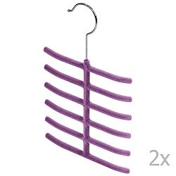 Living lila nyakkendőtartó, 2 darab - Domopak