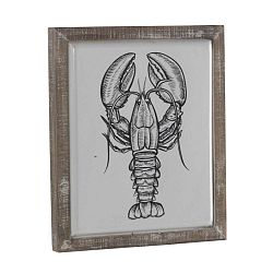 Lobster dekoratív kép fa keretben - Geese