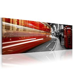 London Rush Hour vászonkép, 120 x 40 cm - Artgeist