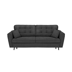 Lyon sötétszürke háromszemélyes kinyitható kanapé tárolóhellyel - Cosmopolitan Design