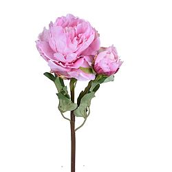 Művirág, rózsaszín bazsarózsa - Ego Dekor