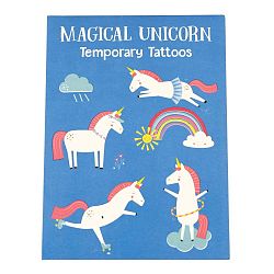 Magical Unicorn lemoshaó tetoválás szett, 2 lapos - Rex London