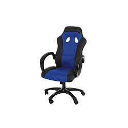 Major kék-fekete gurulós irodai szék - Actona