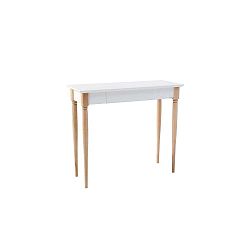 Mamo fehér íróasztal, szélesség 85 cm - Ragaba