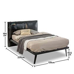 Manly egyszemélyes ágy, 135 x 220 cm - Unknown