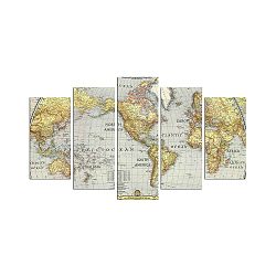 Map Of the World Big többrészes falikép