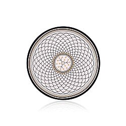 Maroc Safi fekete-fehér csontporcelán tányér, ⌀ 20 cm - The Mia