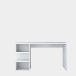 Martha White fehér íróasztal, szélesség 140 cm