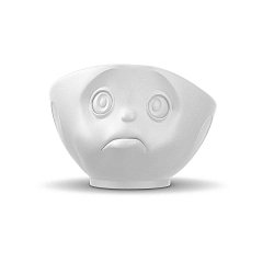 Matt fehér szomorú porcelán edény - 58products