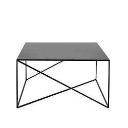Memo fekete dohányzóasztal, 80 cm széles - Custom From