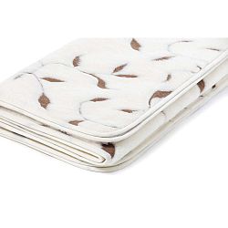 Merino Wool Quilt Leaf fehér gyapjútakaró, 140 x 200 cm - Royal Dream